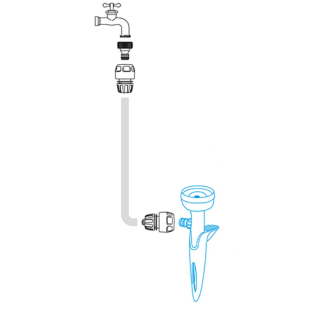 Дождеватель для полива GF GF80005619 статический для газона CONO | GF