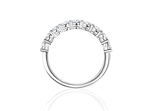 Кольцо "Полудорожка" с лабораторно-выращенными бриллиантами