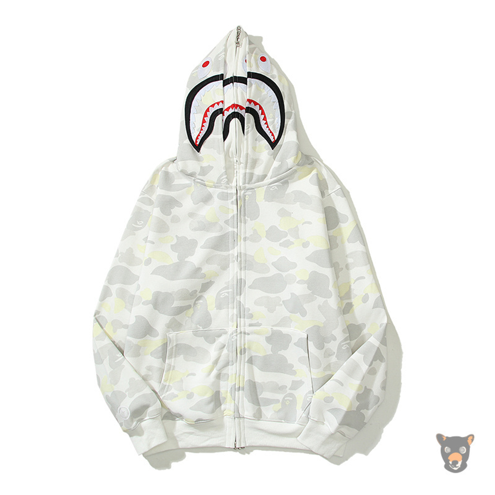 Зип-худи Bape с двойным капюшоном