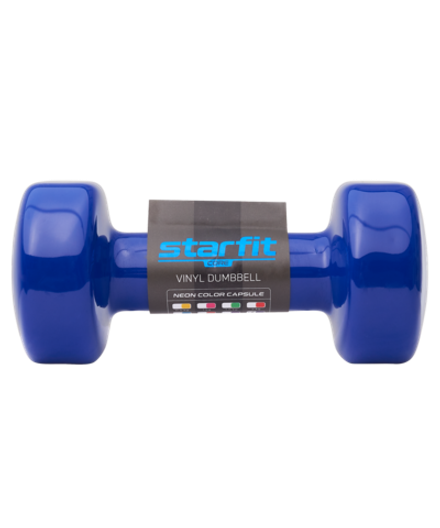 Гантель виниловая DB-101 5 кг, темно-синий