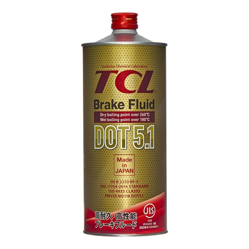 Тормозная жидкость TCL DOT 5.1, 1л 3102