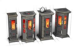 Печь камин TMF Статика Квинта черная бронза 32437