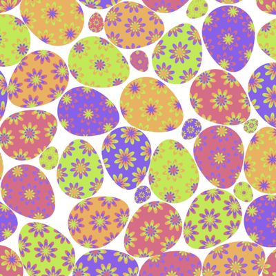 Яйца красочные пасхальные мелкий принт
