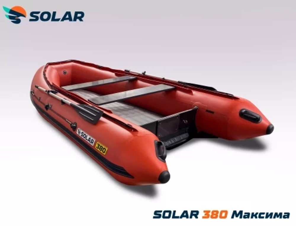Лодка надувная моторная solar-380 к (максима)