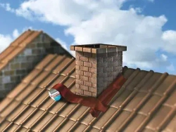 Лента-герметик NICOBAND 10 м х 10 см коричневый / гидроизоляции кровли Технониколь для ремонта крыши и окон