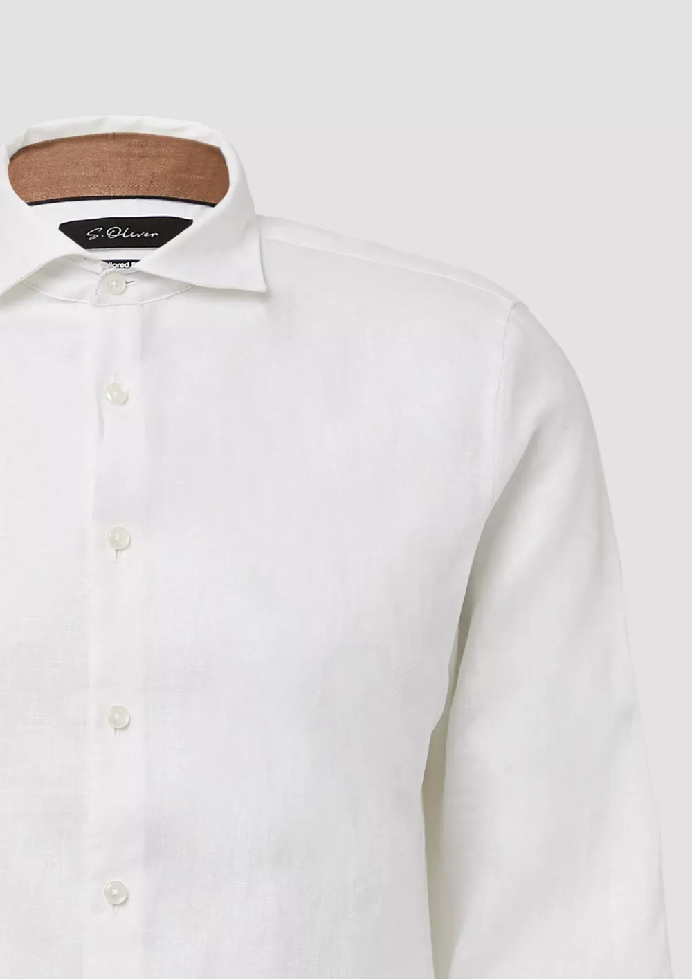 Классическая льняная рубашка s.Oliver Black Label