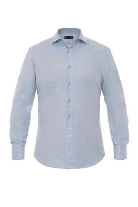 Рубашка голубая меланж Varese
