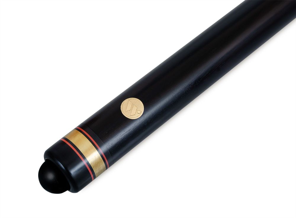 Кий для русского бильярда 2-pc "Шахматы" (черный граб, падук, термограб)