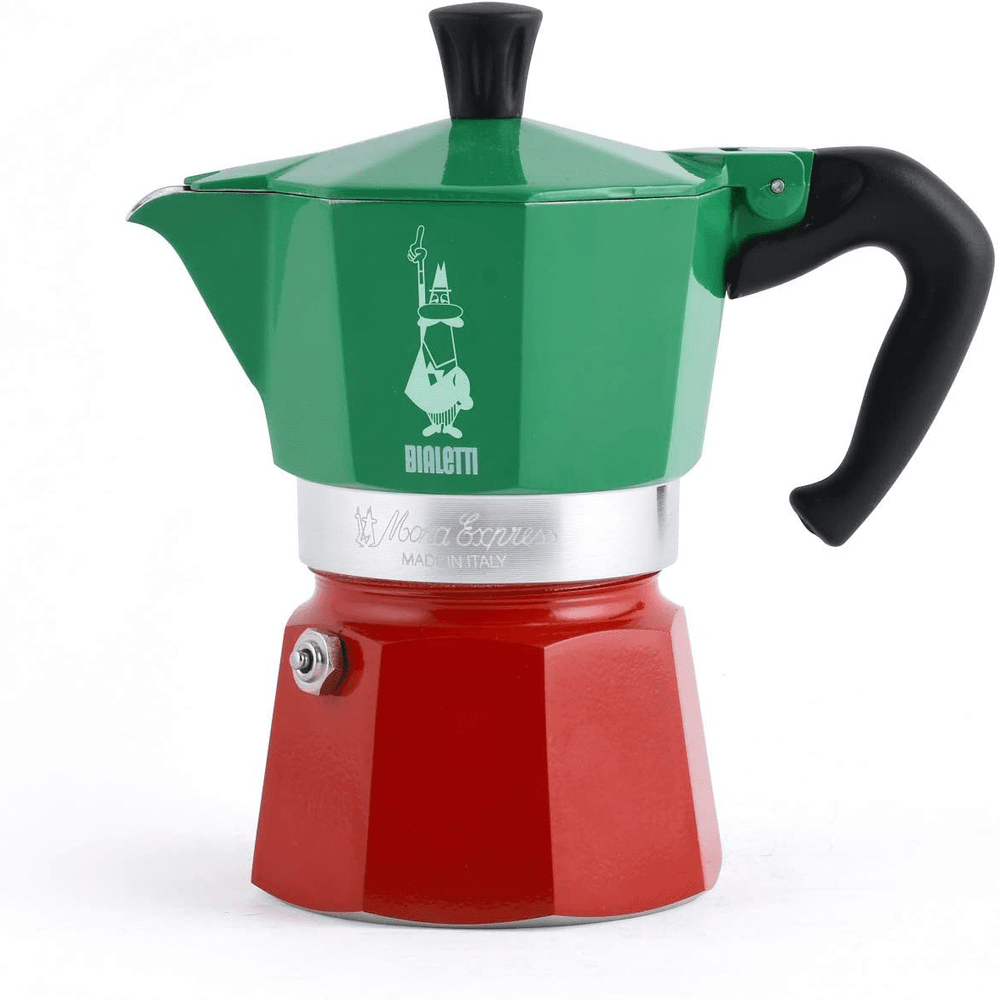 Гейзерная кофеварка Bialetti Moka Express Italia collection 130 мл