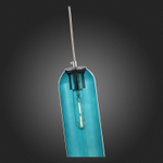 SL1145.183.01 Светильник подвесной ST-Luce хром/зеленый E27 1*60W CALLANA