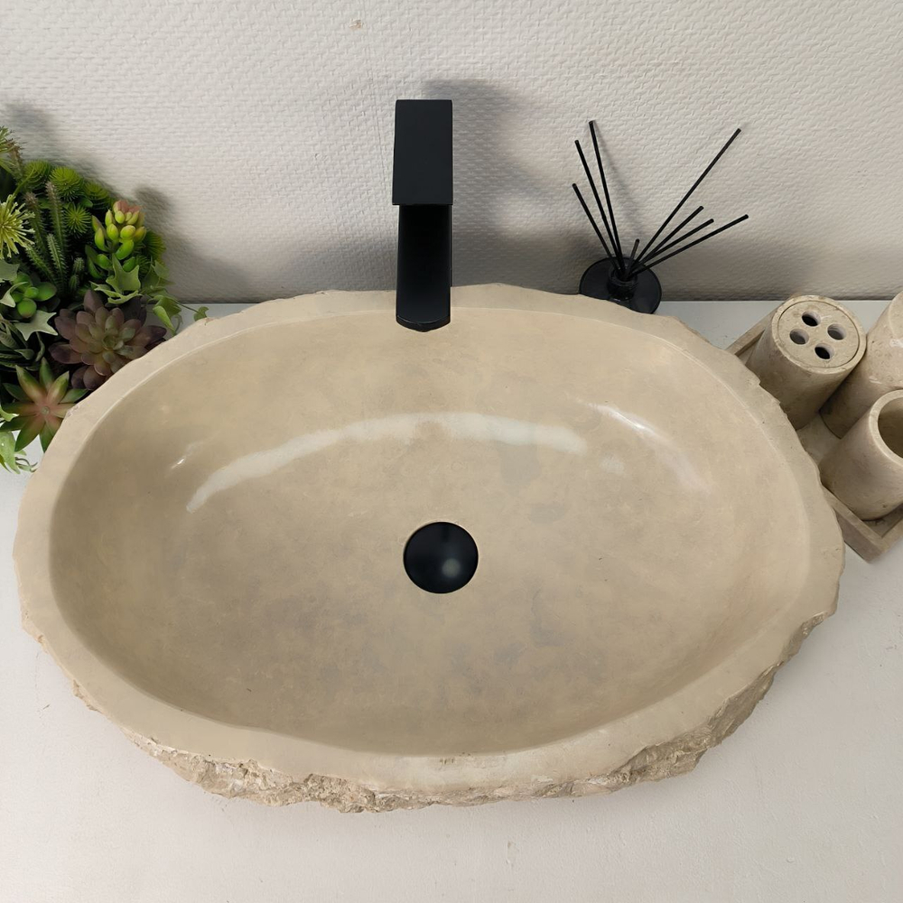 Раковина из мрамора Erozy Cream EM-64945 62*41*15 0879