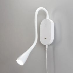 Citilux Рио CL704380N LED Светильник гибкий с USB Белый