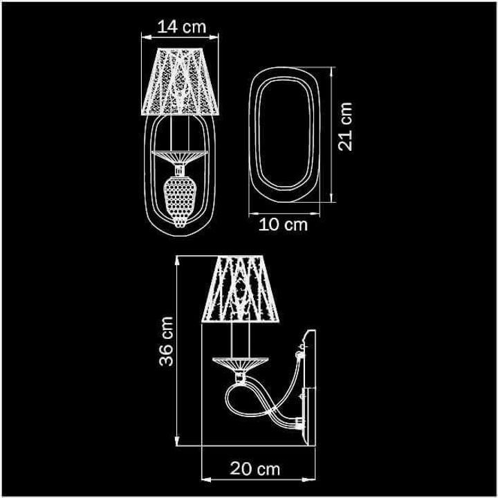 Бра Osgona Riccio 705612