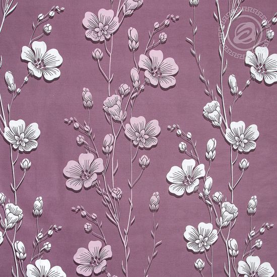 Евро комплект постельного белья Ночка с простыней на резинке поплин