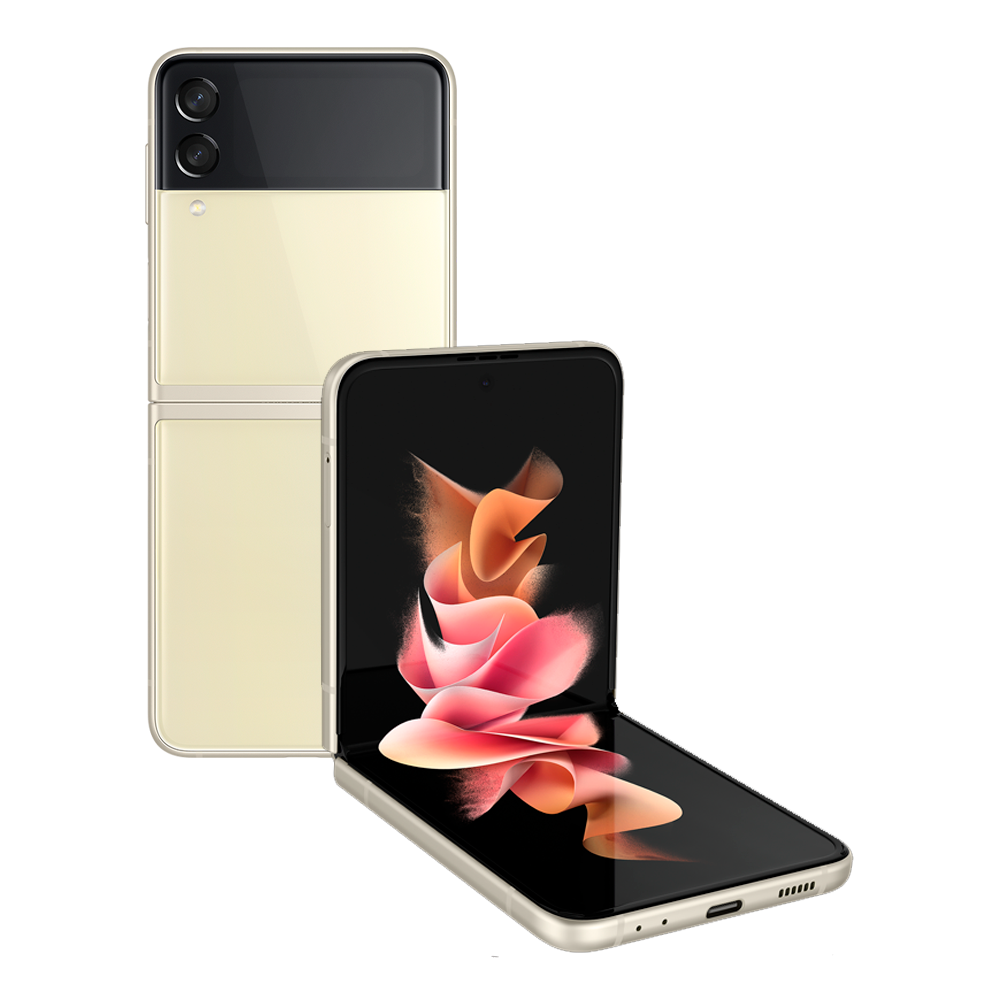 Смартфон Samsung Galaxy Z Flip3 8/256GB, Cream (Бежевый)