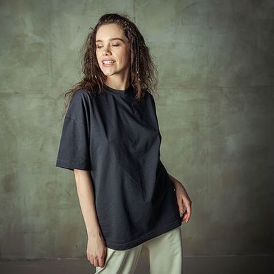 Bb team unisex oversized T-shirt - Graphite