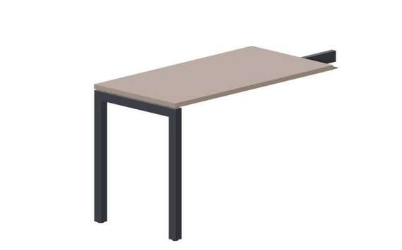 Приставной элемент на опоре 1180х600х750мм (для стол Poloешниц гл.680мм и 780мм)