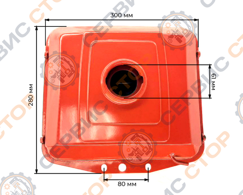 Топливный бак R190, R192 (потайная горловина)