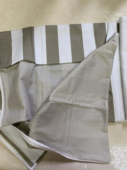 Простыня 240x290 Palombella Band/Linear серая