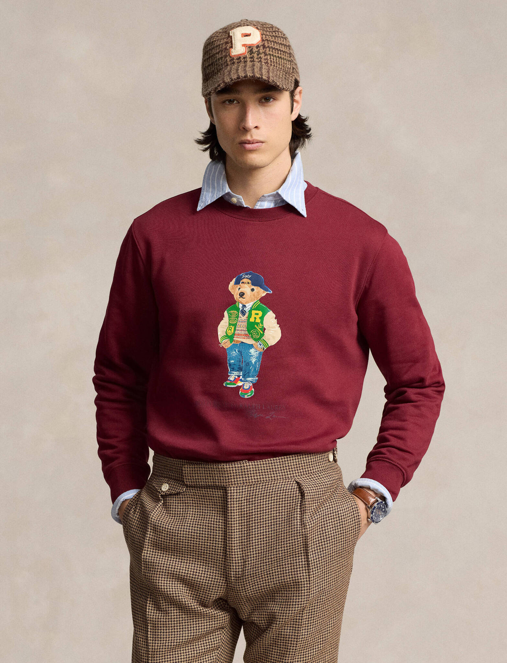 Худи POLO RALPH LAUREN - бордовый(710953718)