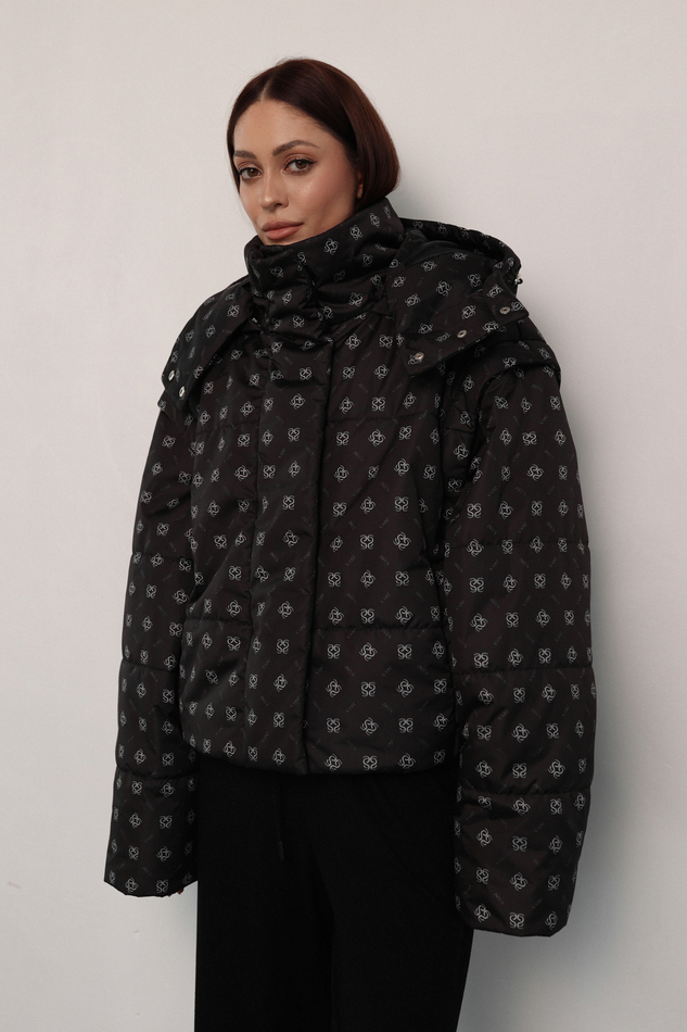 Куртка- трансформер черная