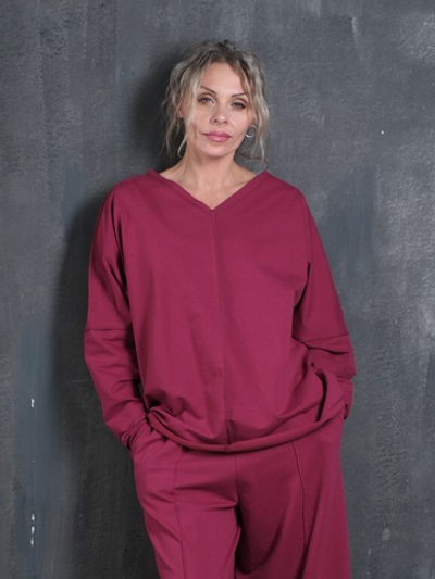 Лонгслив /двустороний/ фиалка