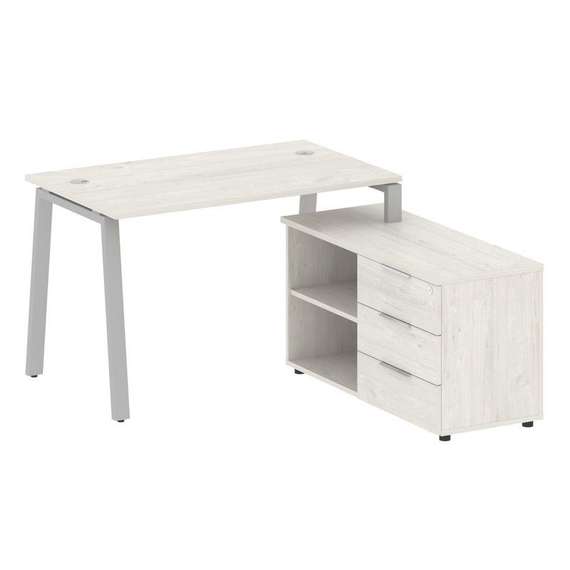 Метал Систем Рабочая станция с тумбой на А-образном м/к БА.РС-СТС-2.2 (R)