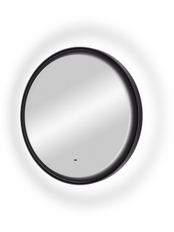 Зеркало "Planet black Led" D 800 с бесконтактным сенсором
