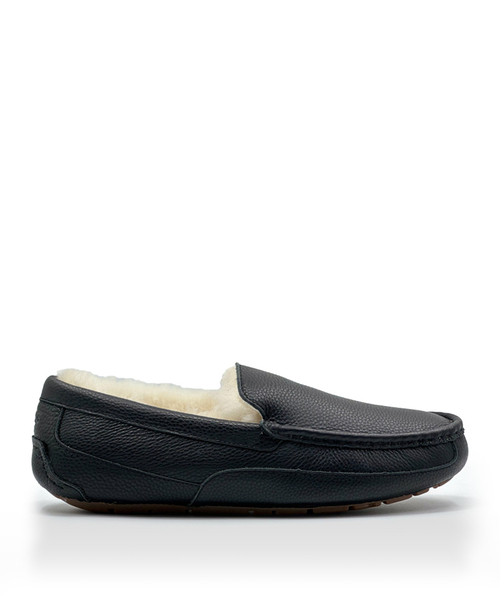 ASCOT MENS LEATHER black