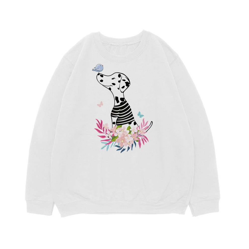 Свитшот "Далматин и птичка"