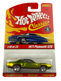 Hot Wheels Classics Series 1: 1971 Plymouth GTX (Antifreeze) (#10 of 25) (2005)