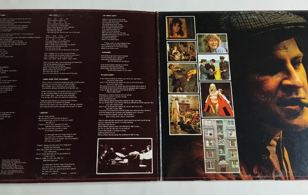 Винтажная виниловая пластинка LP Alan Price O Lucky Man О, Счастливчик Soundtrack (USA 1973)