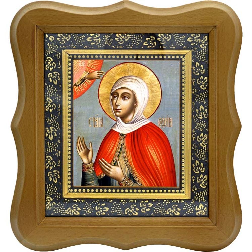 София Египетская мученица. Икона на холсте.