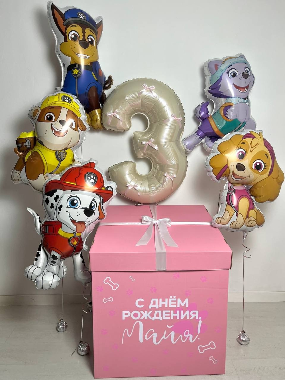 набор воздушных шаров Щенячий патруль Скай/Эверест/Маршал/Чейз/Крепыш/Маршал №3236