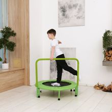 Батут с поручнем DFC JUMPFIT 36&#39;&#39; зеленый