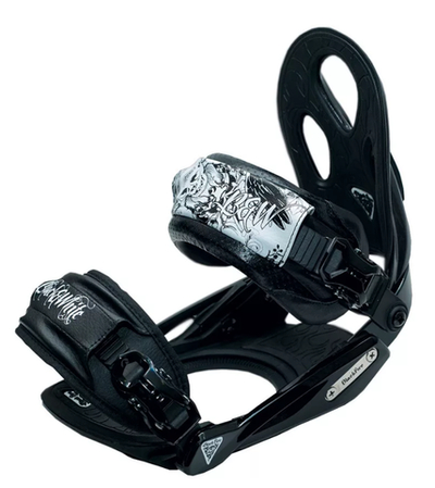 Крепления для сноуборда,Black Fire B&W Black ,раз.M/L