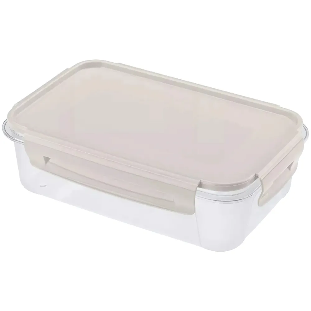Контейнер для продуктов 0,75л «ЛОК» прямоугольный светло-бежевый 433155134