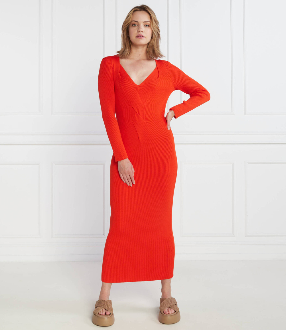 Платье Famelina BOSS BLACK - оранжевый(50493914)