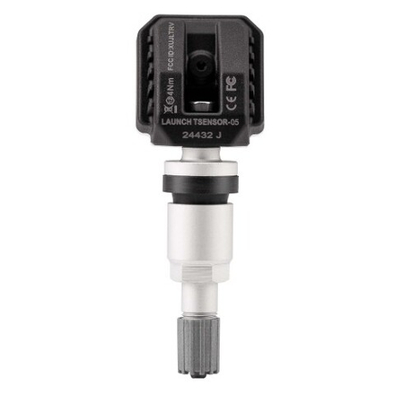 Датчик TPMS Launch TSENSOR-05, 433МГц+315МГц, зажимной, программ., универсальный, металл., серебро