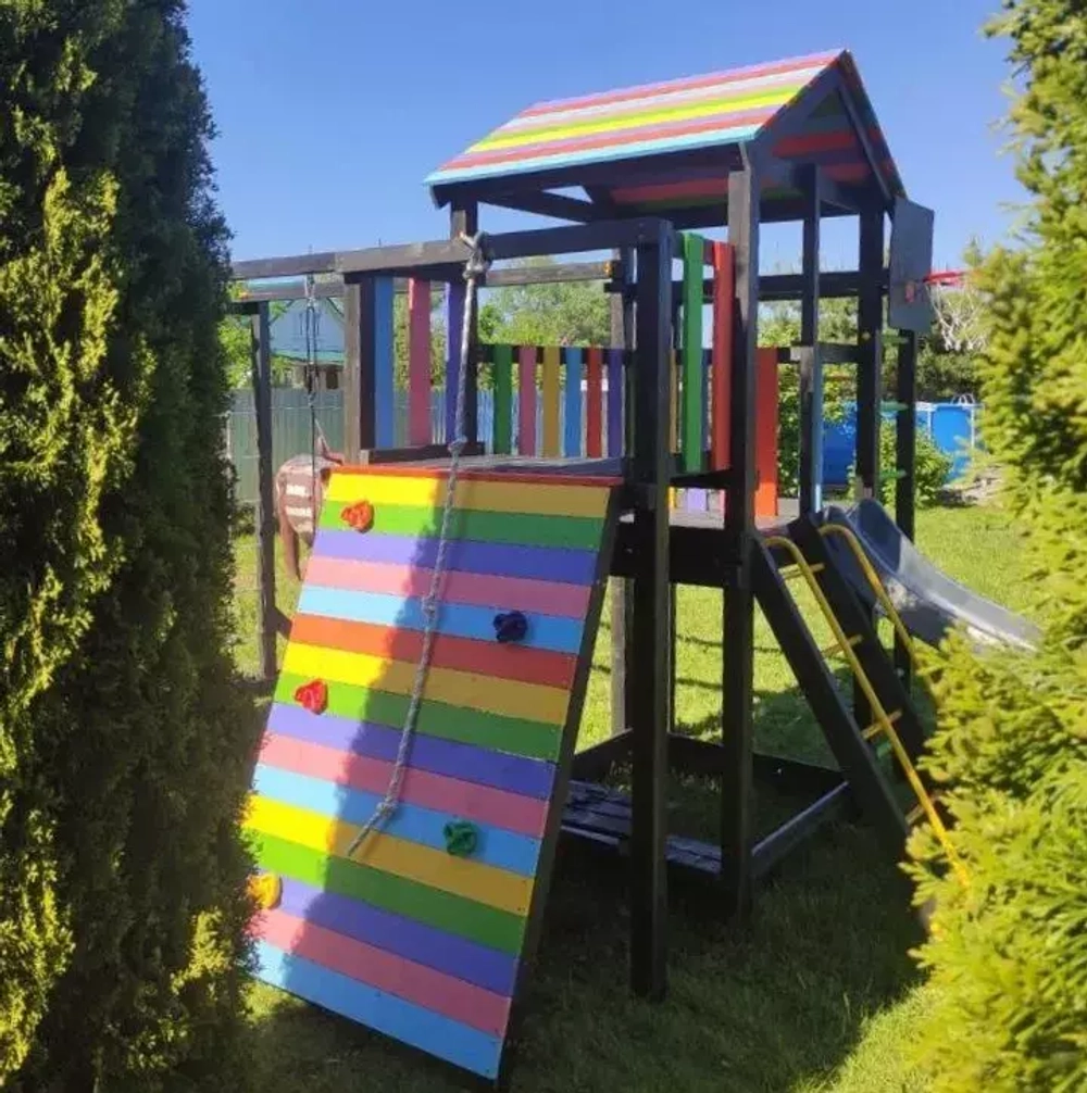 Детская площадка Савушка 4 (BLACK EDITION)