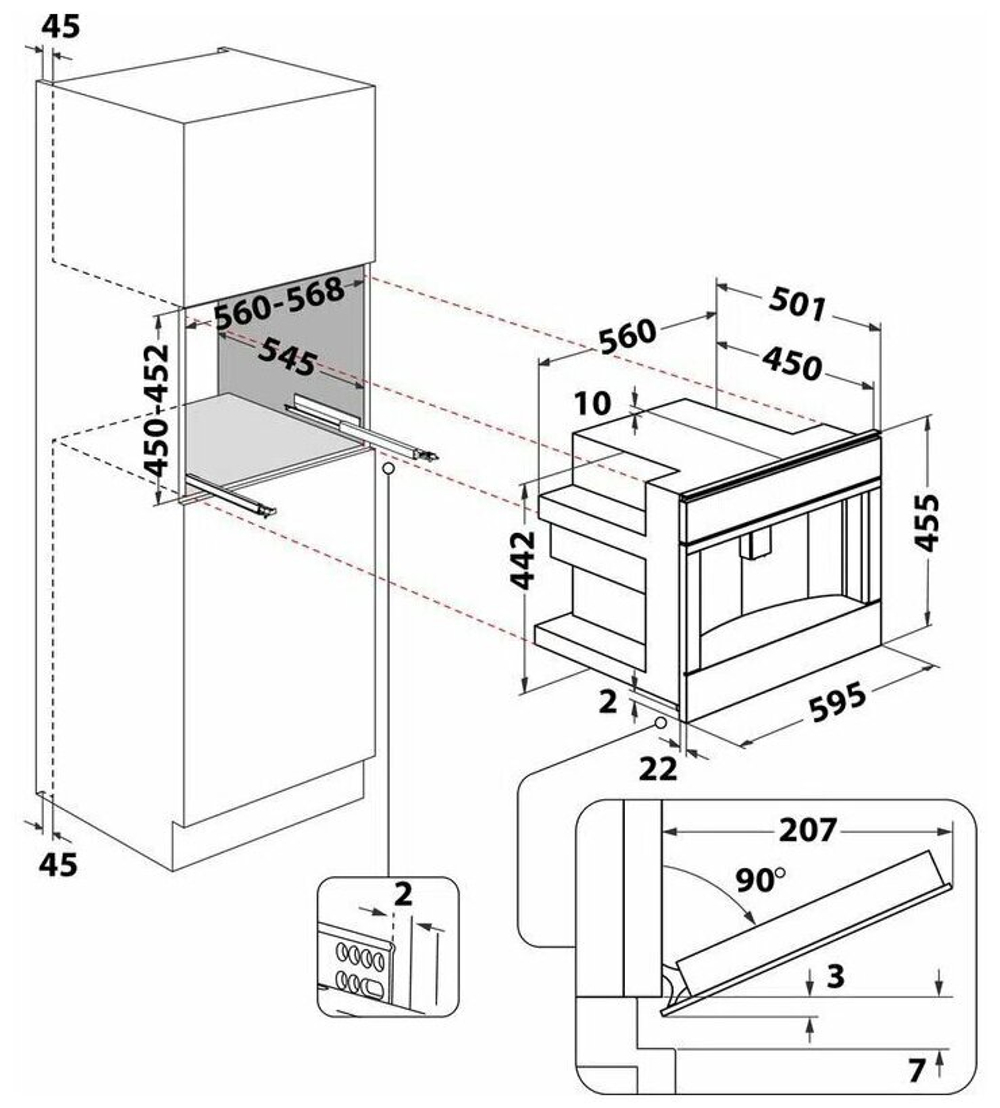 Встраиваемая кофемашина Whirlpool W11 CM145
