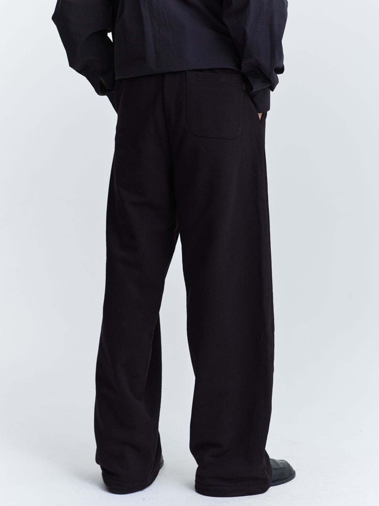 Брюки багги из футера