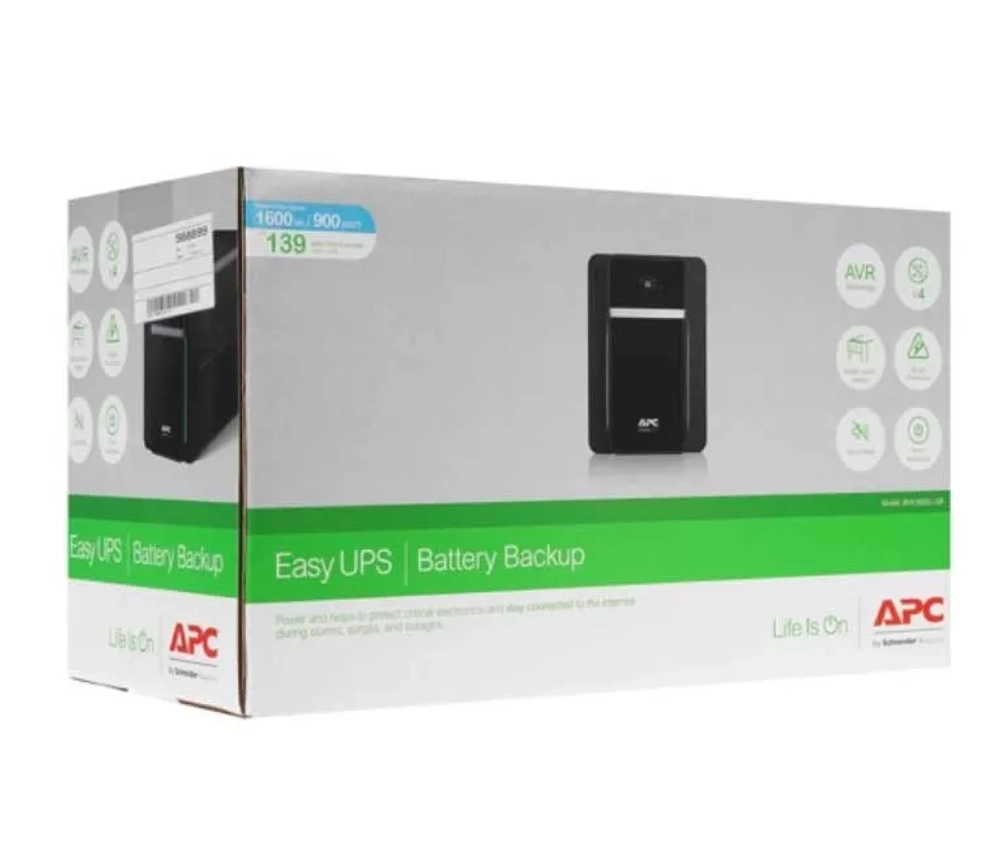 ИБП APC Easy-UPS BVX1600LI black (BVX1600LI)