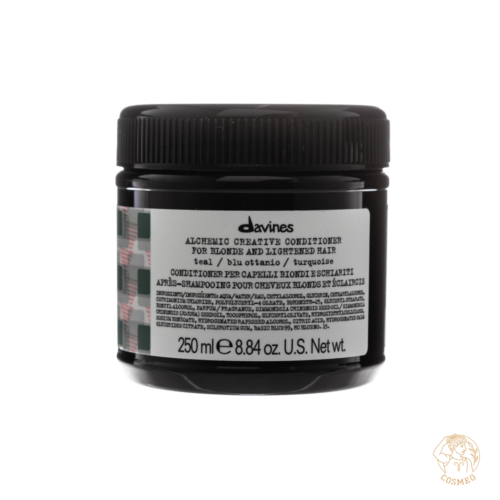 Alchemic creative conditioner for blond and lightened hair Teal - Креативный кондиционер "АЛХИМИК" для осветленных и натуральных блондов оттенок "морская волна"