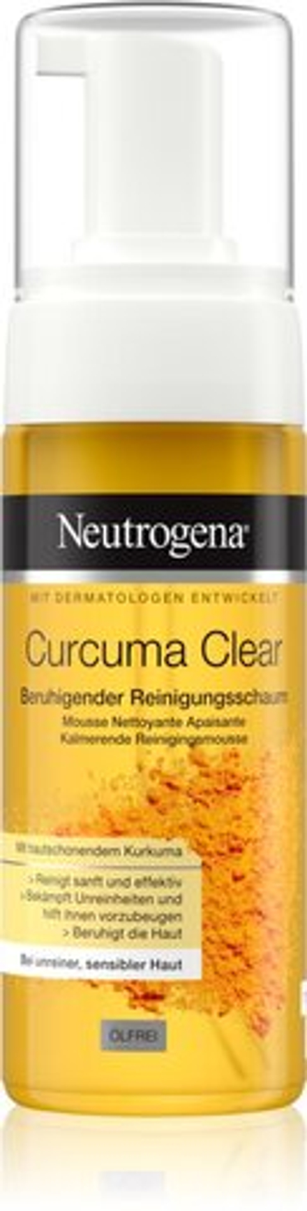 Neutrogena Curcuma Clear - очищающая пена /   150  ml  / GTIN 3574661546827