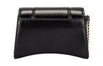 Balenciaga Cow Leather Card Holder Card Holder Women"s Black