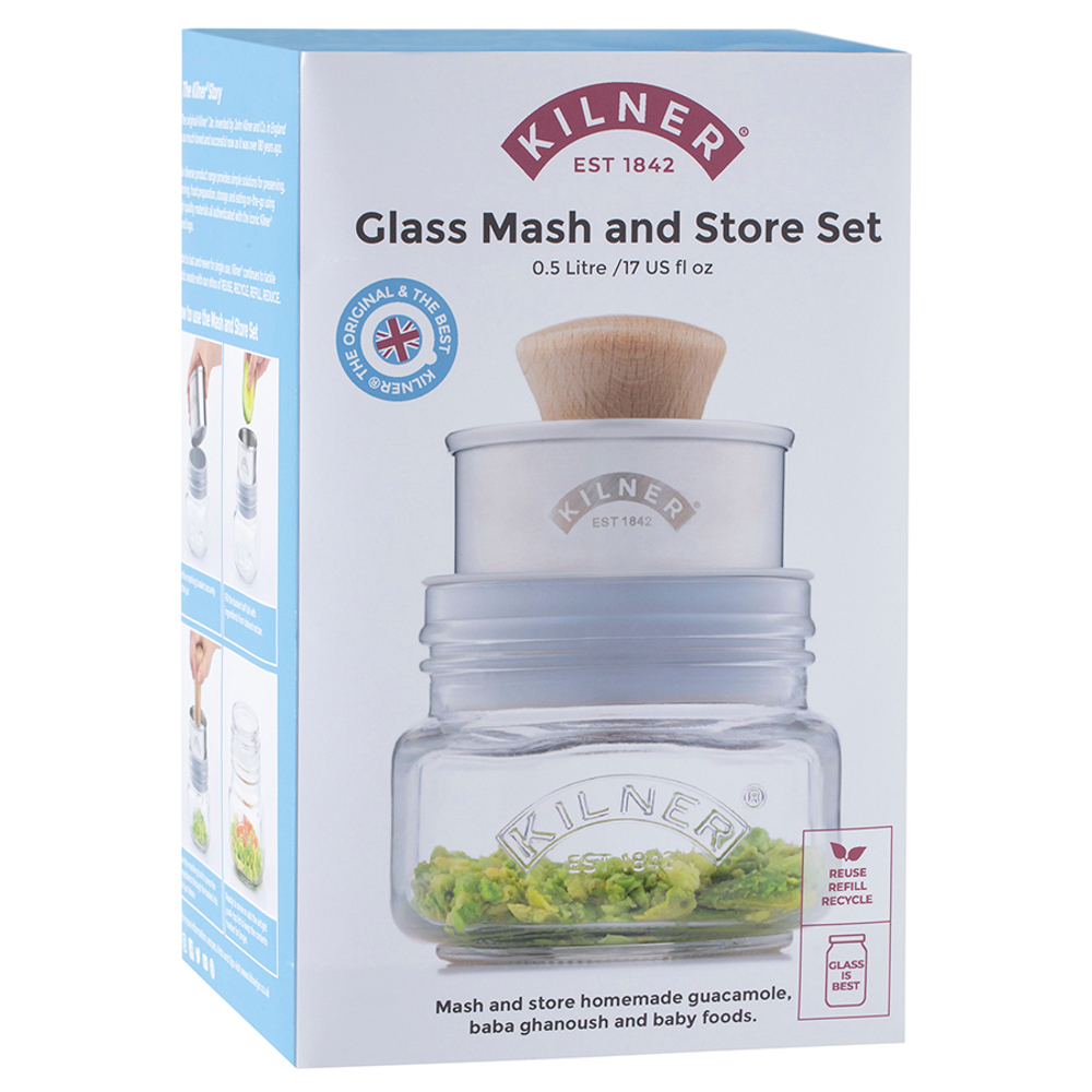 Емкость для хранения с прессом mash&store