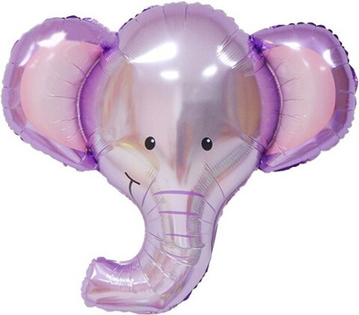 Фигура Голова Милый Слоник 89 см шар фольга
