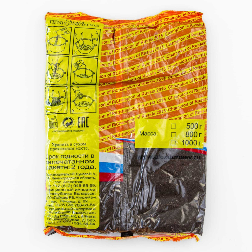 Компонент для прикормки Dunaev 