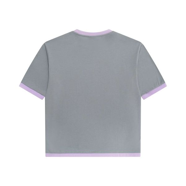 Футболка Love серая / пурпурная - фото 2